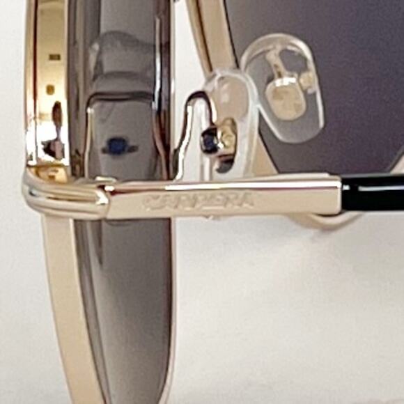 CARRERA 318 Double Bridge Pilot Sunglasses Black Gold UNISEX NEW - Picture 7 of 9